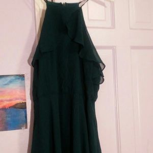 Dark green dress